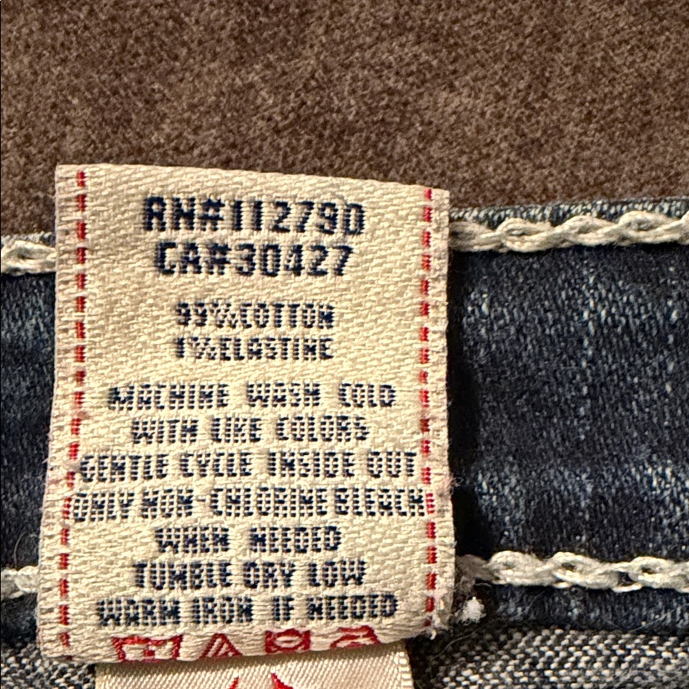 True Religion Girls Skinny Boot Jeans Sz 10 - Picture 8 of 11